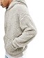 cheap Basic Hoodie Sweatshirts-Men&#039;s Hoodie Fuzzy Sherpa Pullover Hoodie Sweatshirt Black Pink Green Coffee Gray Hooded Solid Color Casual Basic Cool Casual Fall Spring Clothing Apparel Hoodies Sweatshirts