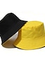 voordelige Herenhoeden-Voor heren Zomerhoed Zonnehoed Vissen hoed Boonie hoed Wandelhoed Oranje / Blauw Geel blauw Katoen Streetwear Stijlvol Casual Buiten Dagelijks Uitgaan Effen UV-zonbescherming Zonbescherming