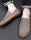 cheap Men&#039;s Slip-ons &amp; Loafers-Men&#039;s Loafers &amp; Slip-Ons Plus Size Casual Daily Walking Shoes Cowhide Warm Light Brown Dark Brown Black Spring Fall