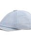 baratos Chapéu para Homem-Homens Chapéu de Boina chapéu de jornaleiro Preto Azul Ganga Roupa de rua à moda Casual Ao ar livre Diário Para Noite Tecido Filtro Solar