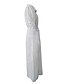 cheap Maxi Dresses-Women&#039;s Shirt Dress Casual Dress Outdoor Daily Vacation Maxi long Dress Fashion Casual Polyester Lace up Ruched Shirt Collar Summer Spring Fall Half Sleeve Regular Fit 2023 Black White Plain S M L XL