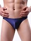 baratos Roupa Interior &amp; Meias para Homem-Homens 2 pacotes Cuecas Slip Poliéster Lavável Confortável Tecido Cintura Baixa Preto Branco
