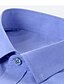 abordables Camisas de vestir-Hombre Camisa para Vestido Diseño Otoño Primavera Manga Larga Bleu Ciel Verde Claro Azul Piscina Plano Noche Casual Diario Ropa Abotonar