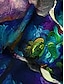 baratos Vestidos Estampados-vestido casual feminino vestido longo vestido maxi verde azul caqui manga longa animal bolso primavera verão decote em v vestido primavera final de semana solto fit 2023 s m l xl xxl 3xl 4xl