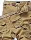 cheap Cargo Shorts-Men&#039;s Cargo Shorts Bermuda shorts Hiking Shorts Pocket Multi Pocket Straight Leg Solid Color Wearable Outdoor Knee Length Casual Daily Shorts Cotton-padded Trousers Loose Fit ArmyGreen Black High