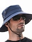 Χαμηλού Κόστους Ανδρικά καπέλα-Ανδρικά Τύπου bucket Καπέλο ηλίου Καπέλο ψαρέματος Καπέλο Boonie Pălărie de Drumeție Μαύρο Βαθυγάλαζο Πολυεστέρας Κομψό στυλ street Στυλάτο Καθημερινό ΕΞΩΤΕΡΙΚΟΥ ΧΩΡΟΥ Καθημερινά Εξόδου Σκέτο