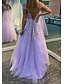 A-Line Prom Dresses Empire Dress Prom Sweep / Brush Train Short Sleeve Sweetheart Tulle with Pleats Beading