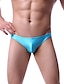 baratos Roupa Interior &amp; Meias para Homem-Homens 2 pacotes Cuecas Slip Poliéster Lavável Confortável Tecido Cintura Baixa Preto Branco