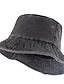cheap Men&#039;s Hats-Men&#039;s Bucket Hat Sun Hat Fishing Hat Boonie hat Hiking Hat Black White Poly / Cotton Blend Streetwear Stylish Casual Outdoor Daily Going out Plain UV Sun Protection Sunscreen Quick Dry Lightweight
