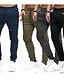 cheap Joggers-Men's Jogging Running Sweatpants Casual Solid Drawstring Gym Athletic Pants Trendy Fitted Slim Mid-Waist Track Pants Army Green