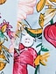 cheap Men&#039;s Summer Hawaiian Shirts-Men&#039;s Shirt Button Up Shirt Casual Shirt Summer Shirt Beach Shirt Light Yellow Black White Yellow Dark Navy Short Sleeve Graphic Flower / Plants Turndown Daily Vacation Print Clothing Apparel