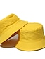 voordelige Herenhoeden-Voor heren Zomerhoed Zonnehoed Vissen hoed Boonie hoed Wandelhoed Oranje / Blauw Geel blauw Katoen Streetwear Stijlvol Casual Buiten Dagelijks Uitgaan Effen UV-zonbescherming Zonbescherming