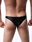 baratos Roupa Interior &amp; Meias para Homem-Homens 2 pacotes Cuecas Slip Poliéster Lavável Confortável Tecido Cintura Baixa Preto Branco