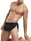 baratos Roupa Interior &amp; Meias para Homem-Homens 2 pacotes Cuecas Fibra Sintética Lavável Confortável Tecido Cintura Baixa Preto Branco