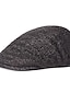abordables Chapeaux Homme-Homme Casquette Plate Chapeau de Paille Noir Bisque Polyester Mode Vêtement de rue mode Mode des années 1920 Extérieur du quotidien Sortie Plein Respirabilité