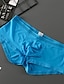 abordables Bóxer de hombre-Hombre 3 paquetes Boxer Slip Nailon Seda Sintética Lavable Cómodo Plano Tiro Bajo Color de Piel Negro