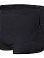 abordables Sous-vêtements confortables homme-Homme 2 packs Sous-vêtements boxeurs Polyester Respirable Doux Plein Taille médiale Noir Blanche