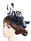 cheap Fascinators-Fascinators Flax Wedding Tea Party Kentucky Derby Horse Race Ladies Day Vintage Lady Handmade With Feather Headpiece Headwear