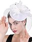 cheap Fascinators-Fascinators Polyester Wedding Kentucky Derby Elegant British With Feather Tulle Headpiece Headwear