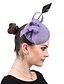 cheap Fascinators-Fascinators Sinamay Wedding Kentucky Derby Lady Bridal With Feather Headpiece Headwear