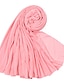 cheap Women&#039;s Scarves-180x80CM Modal Cotton Jersey Hijab Scarf Women Muslim Shawl Plain Soft Islamic Turban Hair Tie Head Wrap Arab Scarves Headband