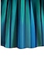 Χαμηλού Κόστους Πάρτι Φορέματα-Γυναικεία Σουρωτά Στάμπα Vintage Φόρεμα Μίντι φόρεμα Κομψό Βίντατζ Ombre Στρογγυλή Ψηλή Λαιμόκοψη Αμάνικο Καθημερινά Ημερομηνία Καλοκαίρι Άνοιξη Θαλασσί