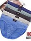 cheap Men&#039;s Briefs Underwear-Men&#039;s 5 PCS Underwear Basic Panties Briefs Basic 100% Cotton Pattern Grid / Plaid Patterns 0333B 0333A