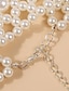abordables Colliers et pendentifs-1 pc Collier ras du cou Collier For Femme Soirée Plein Air Perle Classique