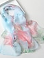 Недорогие Женские шарфы-Цветочный летний женский тонкий стильный шарф-бандана, мягкая бандана, женская элегантная шаль, хиджаб, платки для волос, пляжный шарф