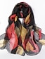 abordables Écharpes &amp; foulard Femme-1 pièces feuilles colorées femmes élégant en mousseline de soie georgette bandana écharpe été plage voyage protection solaire mince doux hijab