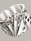 お買い得  指輪-1個 調節可能なリング For 男性用 女性用 ストリート デート 合金 ポーカー