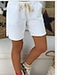 abordables Shorts de mujer-Mujer Pantalón corto Bermudas Bolsillos laterales Corto Negro