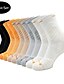 abordables chaussettes pour hommes-Homme 3 paires Chaussettes de sport / chaussettes de sport Chaussettes Noir Blanche Couleur Plein Casual du quotidien Moyen Eté Printemps Automne mode Traditionnel / Classique
