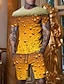 voordelige 3D-T-shirts voor heren-Voor heren Set korte broeken en T-shirts T-shirtoutfits Grafisch Oktoberfest bier Strakke ronde hals Kleding 3D-afdrukken Buiten Dagelijks Korte mouw 3D-afdrukken 2-stuks 2 stuks Ontwerper Casual