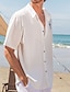 abordables camisas hawaianas de verano para hombre-Hombre Camisa Abotonar la camisa Camisa casual Camisa de verano Camisa de playa Negro Blanco Amarillo Rosa Azul Piscina Mangas cortas Árbol Estampados Diseño Calle Vacaciones Estampado Ropa Moda Ocio