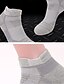 abordables chaussettes pour hommes-Homme 3 paires Chaussettes Chaussette Chaussettes de sport / chaussettes de sport Chaussettes courtes Noir Blanche Couleur Plein Extérieur Usage quotidien Vacances Fin Printemps été Mode Sport
