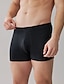 cheap Men&#039;s Boxers Underwear-Men&#039;s 6 Pack Boxer Briefs Underwear Boxer Shorts Cotton Breathable Plain Black White