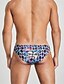 billige Herreundertøj og -sokker-Herre 1 Stykke Underbukser Trykt mønster Polyester Spandex Vaskbar Bekvem Grafiske tryk Lavtaljede Sort Blå