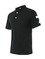 billiga Casual T-shirts för män-Herr Henleytröja Nummer Kinakrage Ledigt Dagligen Kort ärm Knapp Kläder Streetwear Stylish Modern