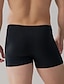 cheap Men&#039;s Boxers Underwear-Men&#039;s 6 Pack Boxer Briefs Underwear Boxer Shorts Cotton Breathable Plain Black White