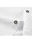 preiswerte Arbeitshemden für Herren-Herren Hemd Knopfhemd Cargo-Shirt Lässiges Hemd Schwarz Weiß Kaki Armeegrün Dunkelblau Langarm Buchstabe Grafik-Drucke Umlegekragen Täglich Urlaub Vordertasche Bekleidung Modisch Brautkleider