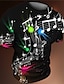 abordables camiseta 3d para hombre-Hombre Camiseta Tee Graphic Notas musicales Cuello Barco Ropa Impresión 3D Exterior Casual Manga Corta Estampado Vintage Moda Design