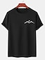 cheap Men&#039;s Plus Size T-shirts-Men&#039;s Plus Size T shirt Tee Big and Tall Graphic Prints Crewneck Print Short Sleeves Streetwear Stylish Casual Tops Outdoor Going out Tops