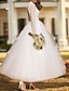 tanie Suknie ślubne-recepcja proste suknie ślubne suknie ślubne linia a kochanie bez ramiączek do kostek koronkowe suknie ślubne z zakładkami jednolity kolor 2024