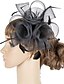 cheap Fascinators-Fascinators Tulle Wedding Kentucky Derby Elegant Retro With Feather Headpiece Headwear