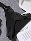 billige Sexy undertøy-Dame Pyjamas Trusser Ren farge Kjærester Varmt Seng Valentinsdag Klubb Polyester Pustende Sommer Vår Svart Hvit