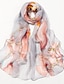 preiswerte Schals für Damen-Blume Sommer Frauen dünnen Stil Schal Bandana weichen Bandana weiblichen eleganten Schal Hijab Haarschals Strandschal
