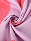 お買い得  大きいサイズのカジュアルドレス-女性用 プラスサイズ 曲線 カジュアルドレス スイングドレス レオパード マキシドレス 長袖 ハイスプリット シャツカラー ファッション 祝日 ライトピンク ピンク 夏 春 L XL XXL 3XL