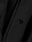 abordables robes unies-Robe chemise Robe casual Femme Robe longue maxi Extérieur Bureau Vacances Polyester basique Moderne Col de Chemise Ruché Poche manche longue Eté Printemps Automne 2023 Standard Noir Vert Véronèse