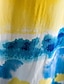 voordelige Hawaiiaanse zomerhemden voor heren-Voor heren Hawaiiaans overhemd Overhemd met knopen Zomer overhemd Normaal shirt Strand hemd blauw Korte mouw tie geverfd Overhemdkraag Buiten Uitgaan Afdrukken Kleding Streetwear Stijlvol Casual